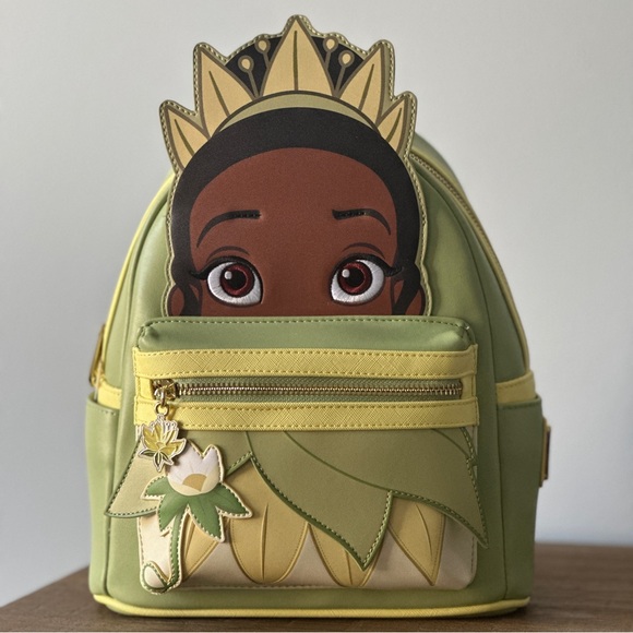 Loungefly Handbags - Loungefly EXCLUSIVE The Princess & the Frog Tiana Figural Mini Backpack - NWT